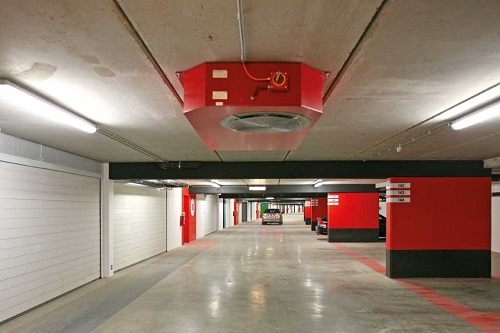 ventilation parking souterrain